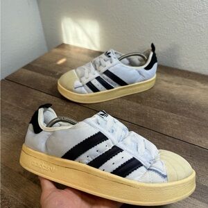 adidas Originals Puffylette Mens Water-Repellent HP6697 Shoe‎ White Black Sz 9